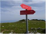 Alpengasthof Siebenhütten - Kordeževa glava (Peca)